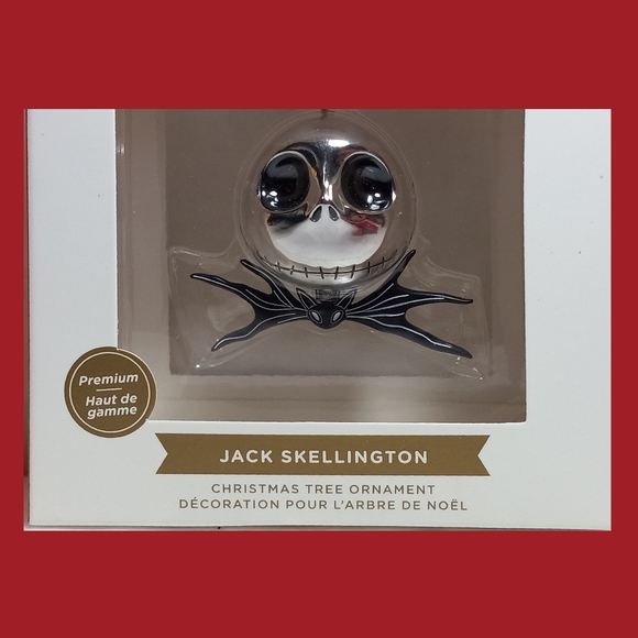 Hallmark Nightmare Before Christmas Jack Skellington Premium Head Ornament 2022 - Picture 7 of 7